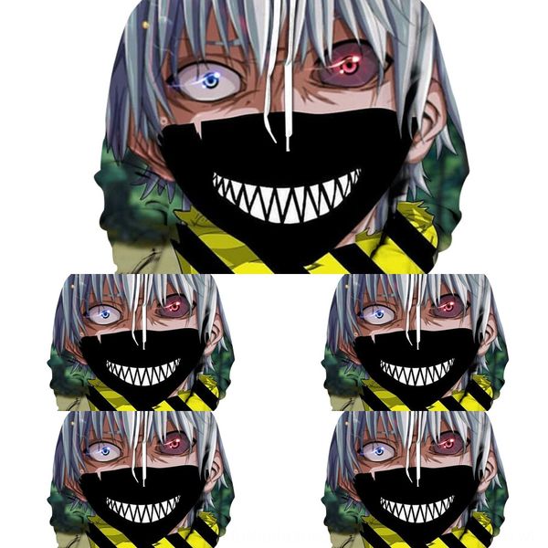 

riman tokyo ghoul sweater 3d digital print sweatshirt loose pulloverpulloverhoodie riman tokyo ghoul sweater 3d digital print sweatshirt, Black