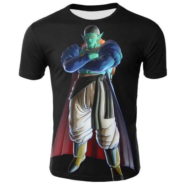 

men summer anime wings of liberty logo pattern print short sleeve straight t shirt shirt o-neck short sleeve tshirt cotton shirt