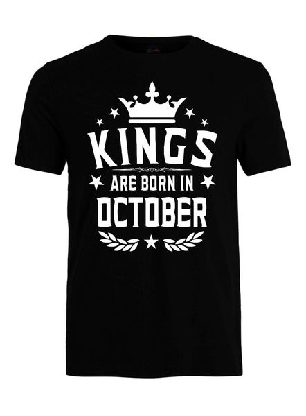 

kings are born in october 's gift for him birthday shirt 's fashion hipster tees summer sport hooded sweatshirt hoodie t shirt