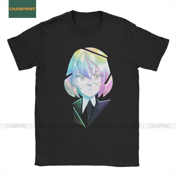 

land of the lustrous men's pure crazy houseki diamond no kuni short sleeve summer sport hooded sweatshirt hoodie men t shirt