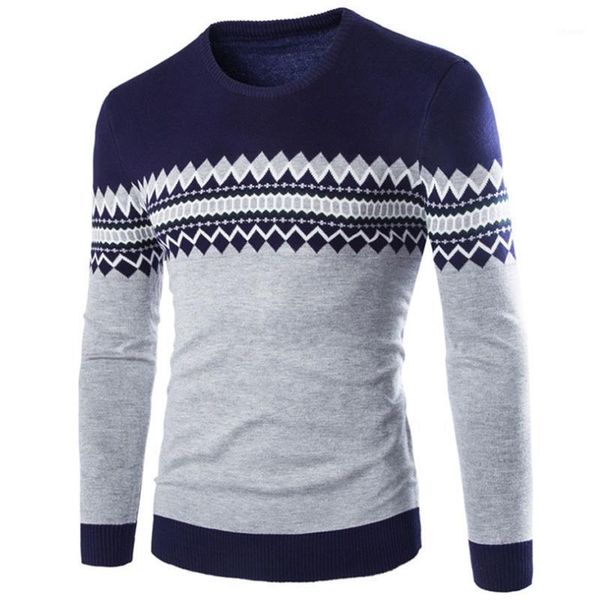 

brand new sweaters men fashion style autumn winter patchwork knitted quality pullover men o-neck casual sweater xxl1, White;black