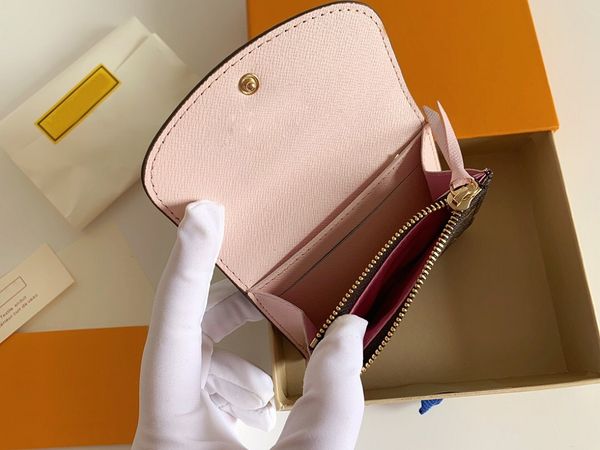 

luxurys designers wallet portafoglio fashion peas short clip classic granules wallet bag card holder purses with box dust bag, Red;black