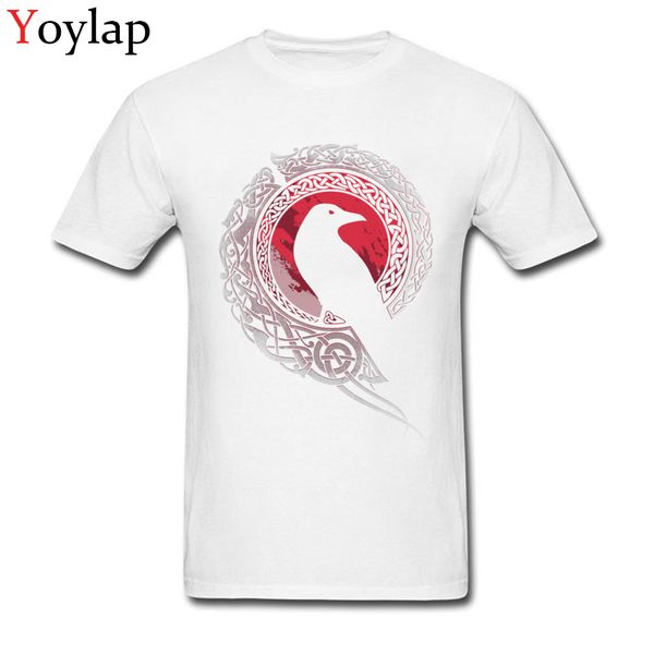 

awesome edda bird viking valhalla odin design men tee shirt crewneck t-shirts classical prints sport hooded sweatshirt hoodie