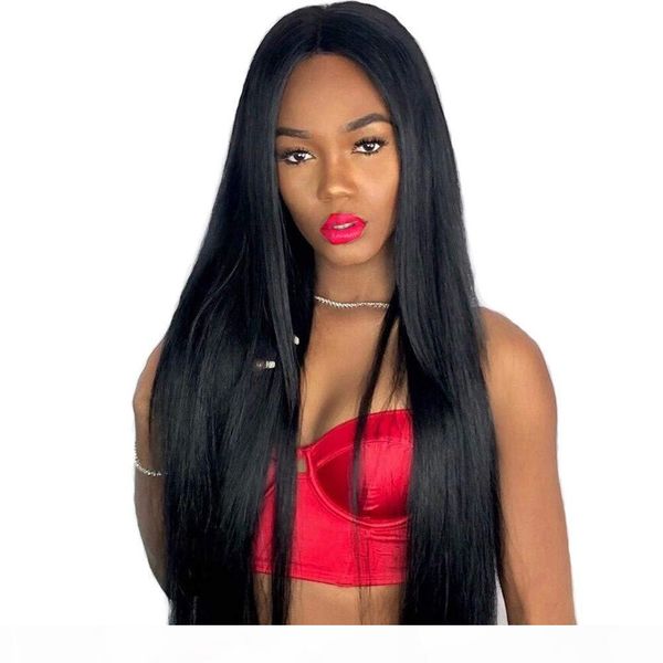 

360 lace frontal wig full 22 inch wig peruvian straight 4x4 6x6 closure wig remy straight lace front human hair wigs, Black;brown