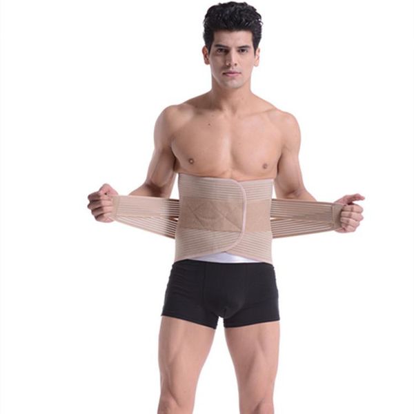 

new men's waist support widened cartilage universal health care waist support belt belt circumference, Black;gray