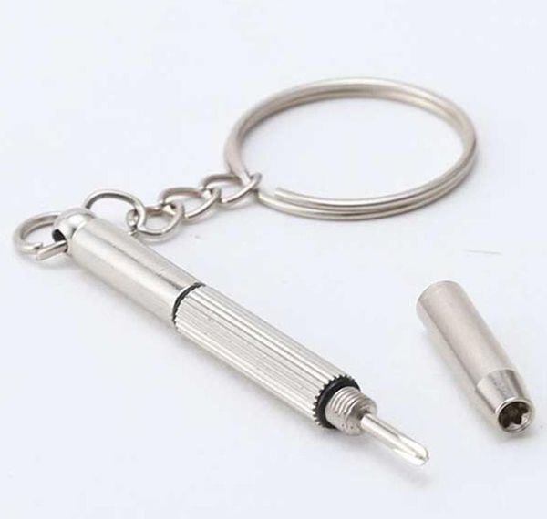 

3 in 1 eyeglass screwdriver keychain repair glasses watch phone triple versatile small screwdriver eyeglass mini wmtrvx xhlight