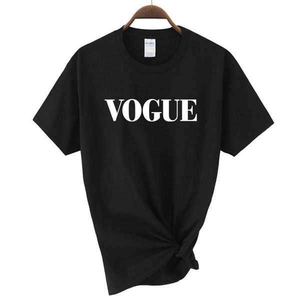 

vogue print cotton summer femme hipster white/black 3d print shirts humor humor aesthetic men clothing