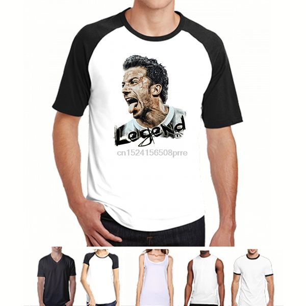 

t-shirt del piero legend 2018 - men's fashion short sleeves cotton clothing sport hooded sweatshirt hoodie