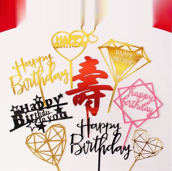 

5j0ij father's day accessory cake celebrity happy mirror acrylic 8s6ws plug-in internet decoration cake accessories decoration