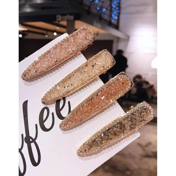 

fashion boutique crystal girls hair clips princess women designer hair clips kids barrettes hair accessori wmtptv footballshoe, Golden;silver