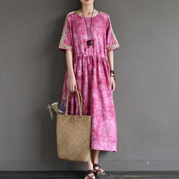 

robes, embroidered linen wine