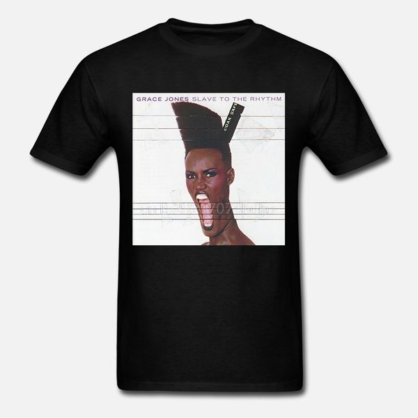 

new grace jones slave to the rhythm singer menblack size s 3xl 100% cotton brand new hoodie designers t shirts sweatshirt