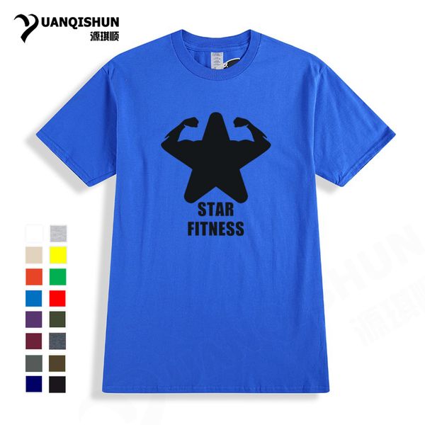 

sport fun fitness star t-shirt fashion men women t shirt tshirt 16 colors short sleeves tees harajuku streetwear