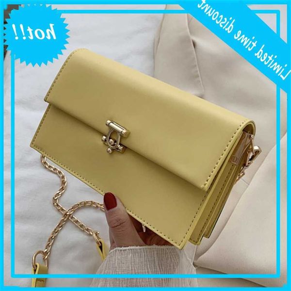

2020 new ladies fashion effects color handbag pu women shoulder messenger bags dames chain crossbody task
