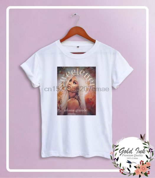 

ariana grande sweetener 2019 world tour new logo t-shirt 3colors s-xxl cotton sport hooded sweatshirt hoodie