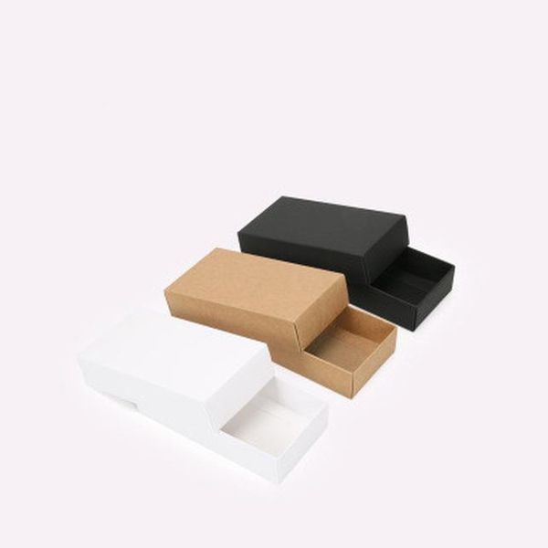 

10 sizes black carton kraft paper square paper boxsmall white cardboard paper packaging boxcraft gift soap packaging box h wmtqce