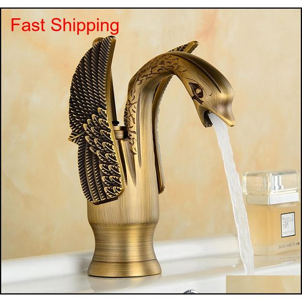 

luxury swan shape bathroom basin faucet single handle cold water qylezd bdenet