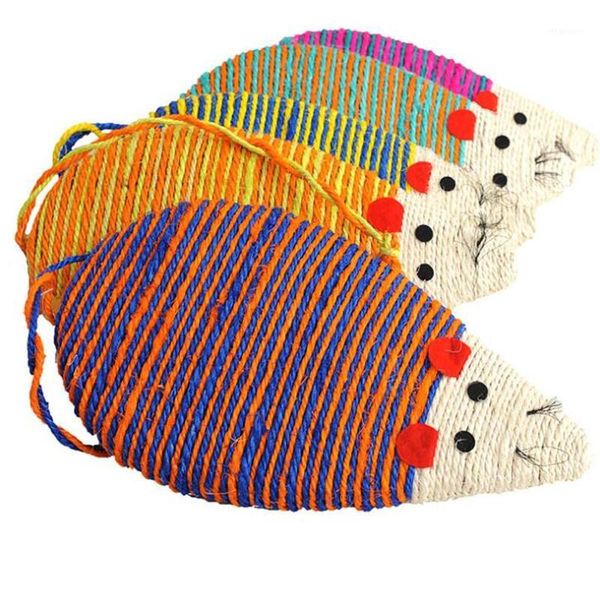 

1pc random cat toy cat grab board, mouse modeling, grinding deck grabs with sisal kitten flat scratching pad pet supplies1