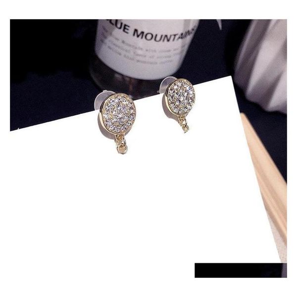 

full diamond alphabet earrings brand letters designer earrings women charm earrings pendant studs crystal studs gift for party ehudf, Golden