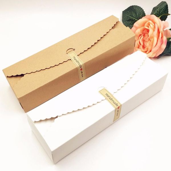 

20pcs/lot kraft gift boxes paper handmade candy /chocolate packing box blank storage diy wedding cake boxes jllajv