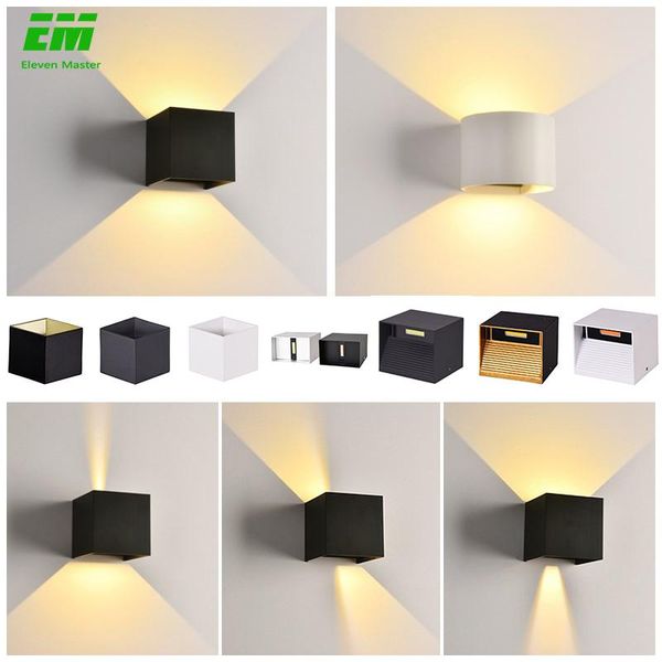 

14w led waterproof wall lamps ip65 indoor and outdoor adjustable wall light courtyard porch corridor bedroom sconce zbw0002