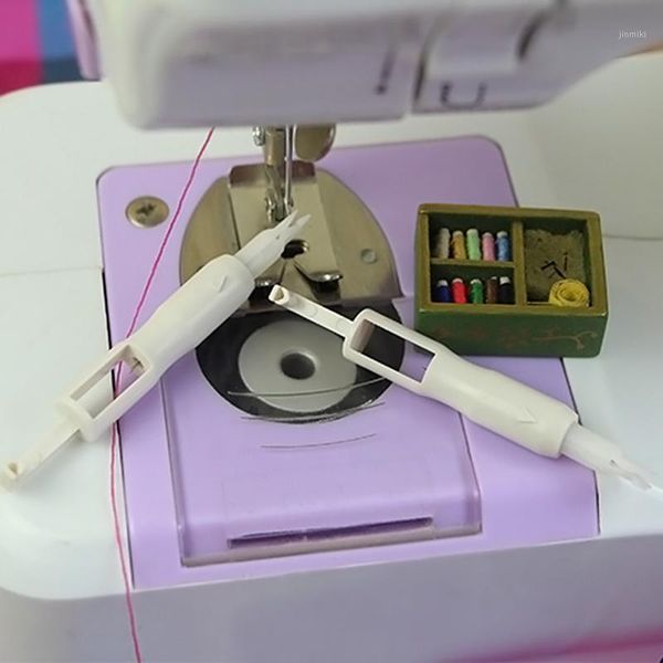 

1pcs needle threader for sewing machine needle thread inserter easy to use thread guide device use tool1, Black