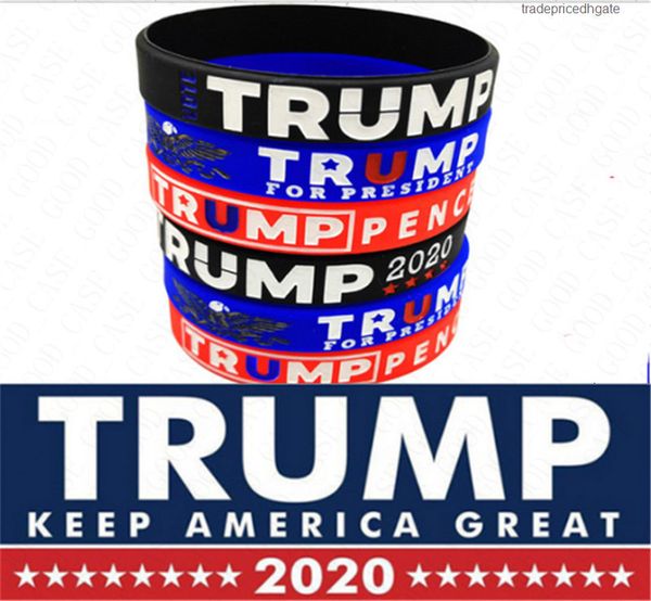 

gel trump silica 2020 donald keep america bangle great letters printing wristband environmental bracelets accessories d61809
