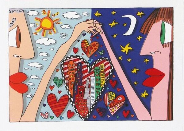 

love is in the air home decor handpainted &hd print oil painting on canvas wall art canvas pictures 7676