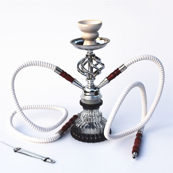

кальян дважды шланги set glass base портативный водопроводные трубы керамические кальян чаша металл уголь щипцы путешествия чича narguile