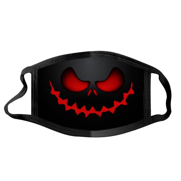 

face 1pc dustproof mask halloween print windproof anti-spitting protective washable mouth maskwith design mascarilla 9.2