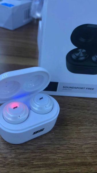 

fashion headphone famous stylist tws wireless bluetooth earphones style headset grace charing compartment black white 2 color available