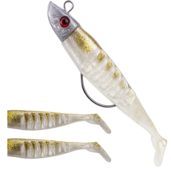 

jig head soft bait 9cm/15g 11cm/25g fishing lures diy lead head jigging fish sea bass lure fishin qylbur