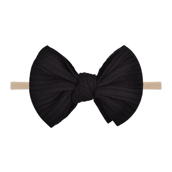 

1piece solid colors cotton hair bows baby headband soft headwrap for girls children samll bowknot kids hair accessories q jllbnp