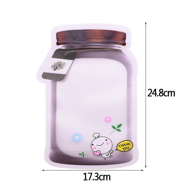 

сумочки закуски seal 5шта zipper для дома бутылки гайки кухня многоразовых поставок candy формы п mason jar печенье сумка для хранения проду