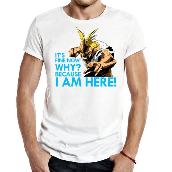 

all might it's fine now why because i am here boku no hero academia my hero academia plus ultra hero hoodie designers t shirts sweatshi