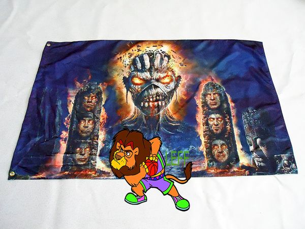 

angkor wat human skeleton flag,halloween 150g/m2 polyester banner