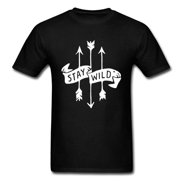 

sport electronic techno music tshirts stay wild crazy big dsicout t shirt fitness tight crewneck 100% cotton fabric men's clothes