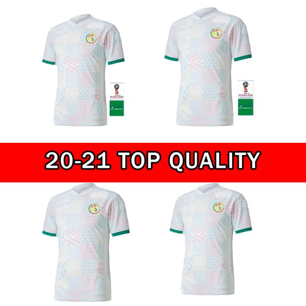 

2020 2021 senegal soccer jerseys mane koulibaly gueye kouyate sarr homme men maillot de foot football uniforms, Black;yellow
