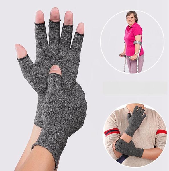 Перчатки артрит сжатие перчатки магнитный анти артрит здоровье терапия ревматоидных рук боли запястье поддержки спортивные защитные перчатки