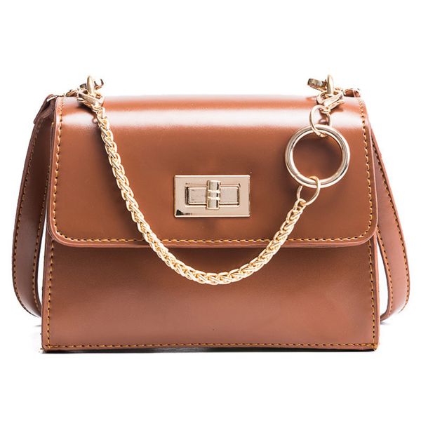 

020 woman bag chain all-match lock cable satchel packet small square single shoulder package