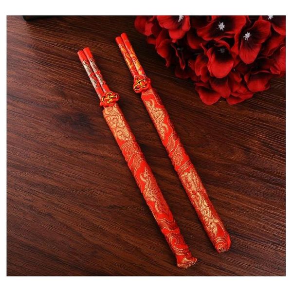 

new wood chinese chopsticks,printing both the double happiness and dragon,we wmtcek dh_seller2010