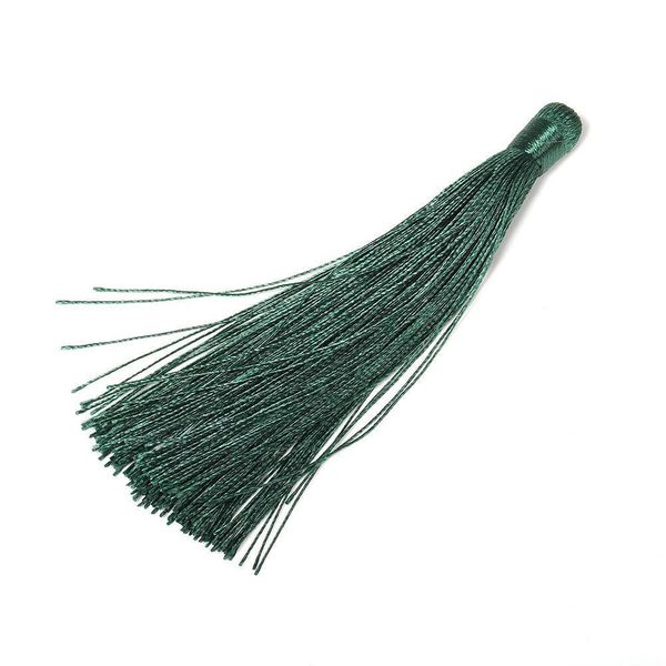 

10pcs 22 colors 12cm silk tassels for diy jewelry making findings handmade tassels fring pendants supplier fringe earrings charm h qyltpz