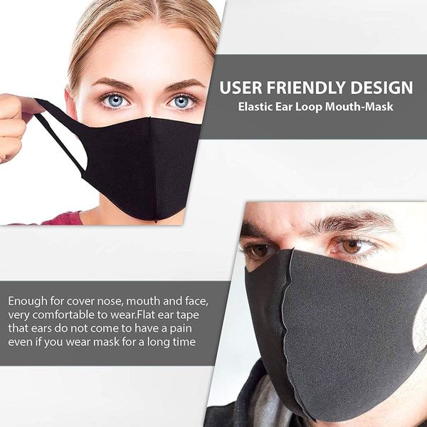 

cotton soft half face mouth biker mask fashion masks for men and women