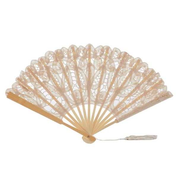 

party favor black lace fan wedding cotton #bw