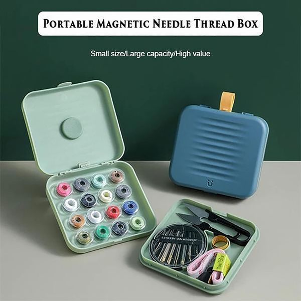

travel home small magnetic sewing box fashionable and stylish design