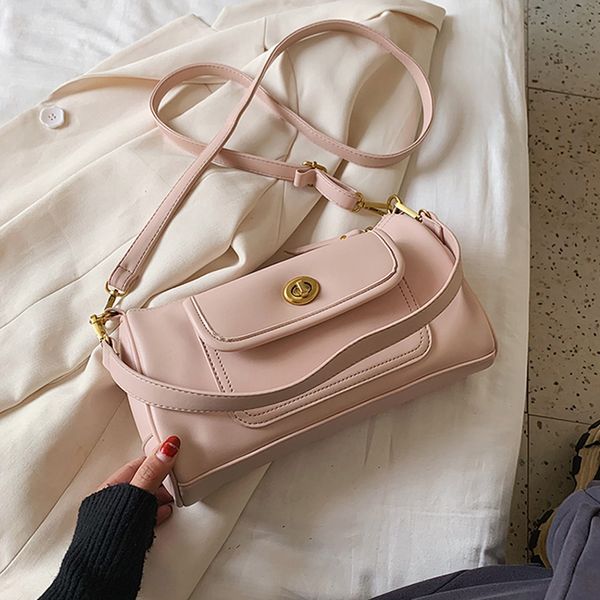 

мода женщин плечо сумка messenger мягкая кожа сплошной цвета цепь мода новые женщины багет сумка 2020 сумки и кошелек c1223