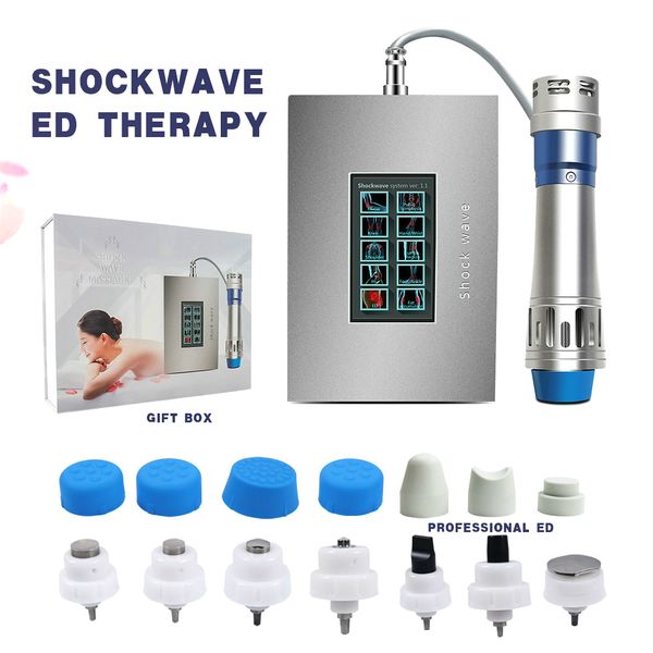 

2020 upgraded version touch screen electromagnetically shock wave therapy massage gun pain relief shockwavetherapymachinece/dhl#005