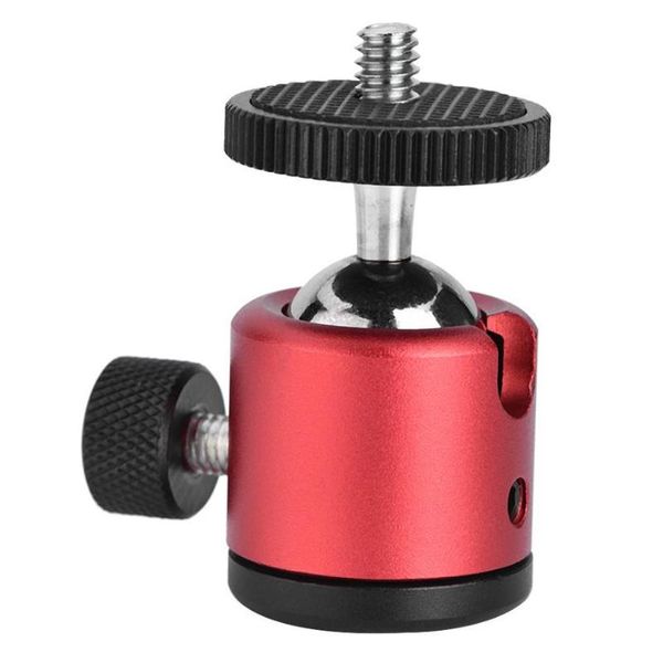 

tripod heads mini head 360 swivel ballhead bracket holder with 1/4" screw mount for dslr camera camcorder light stand