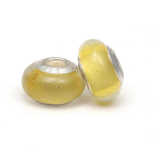 

2pcs/lot panjia yellow charms beads diy jewelry, for brand bracelets jewelry, making men women children gift wmtxpb bdesybag