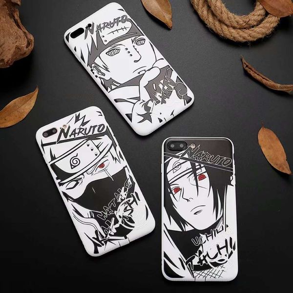 

1dwnaruto pain uchiha itachi sasuke kakashi def 6 s 7 8 plus x xr xs 11 pro max soft silicone case